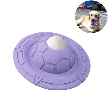 Jouet pour animaux de compagnie chien soucoupe volante en caoutchouc jouet dents résistant Frisbee chien jouet Frisbee